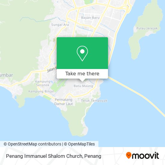 Peta Penang Immanuel Shalom Church