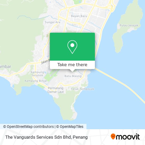 The Vanguards Services Sdn Bhd map