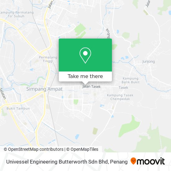 Peta Univessel Engineering Butterworth Sdn Bhd