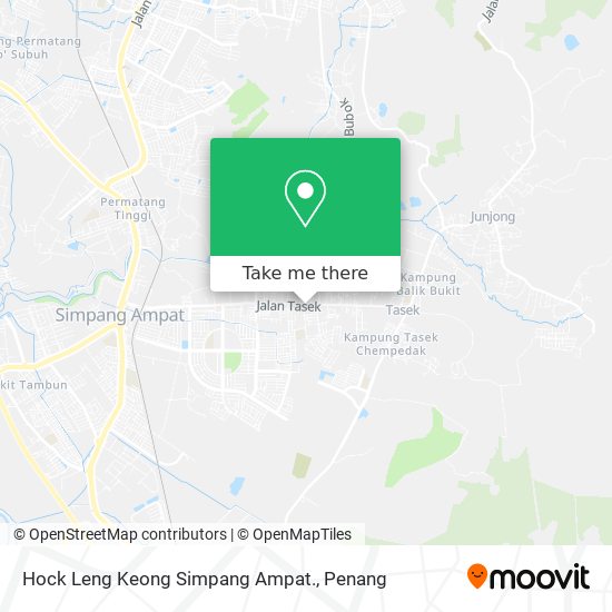 Peta Hock Leng Keong Simpang Ampat.