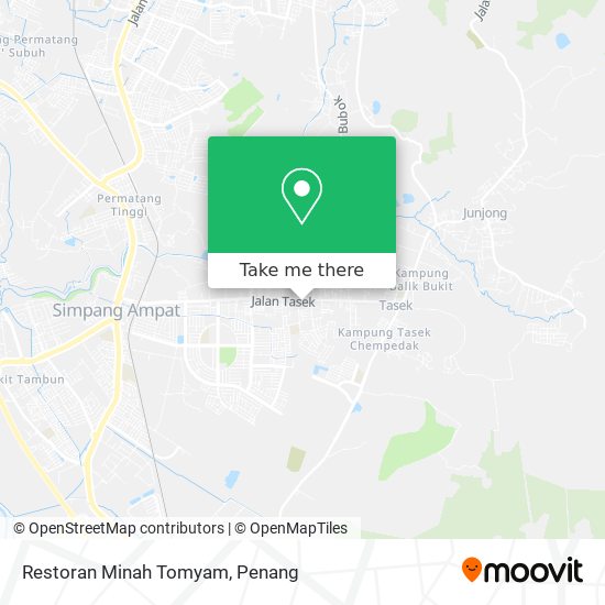 Restoran Minah Tomyam map