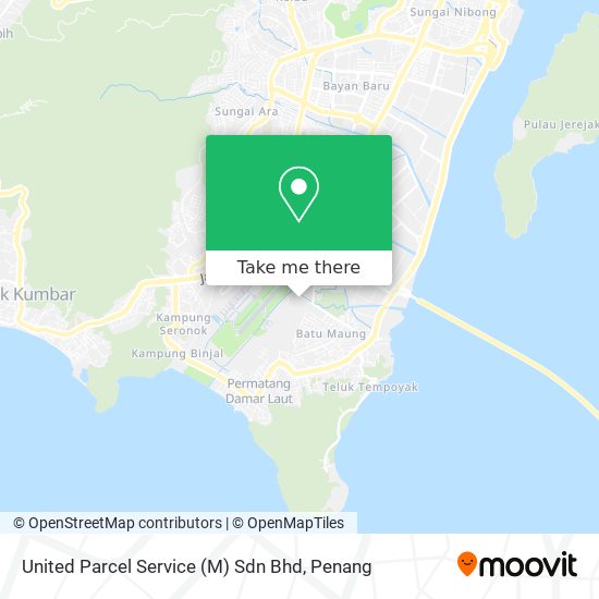 United Parcel Service (M) Sdn Bhd map