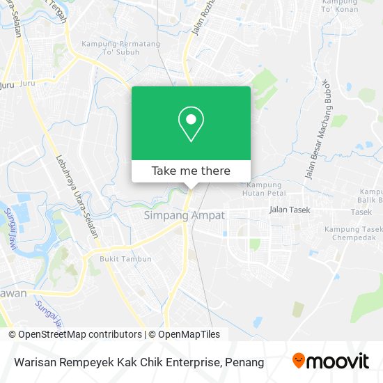 Warisan Rempeyek Kak Chik Enterprise map