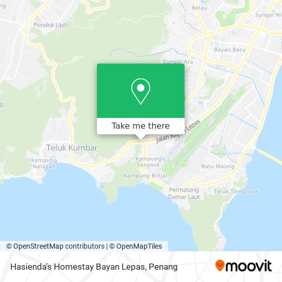 Peta Hasienda's Homestay Bayan Lepas