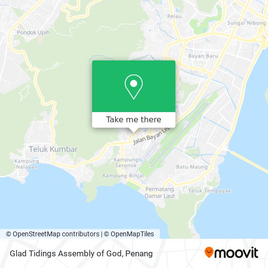 Glad Tidings Assembly of God map