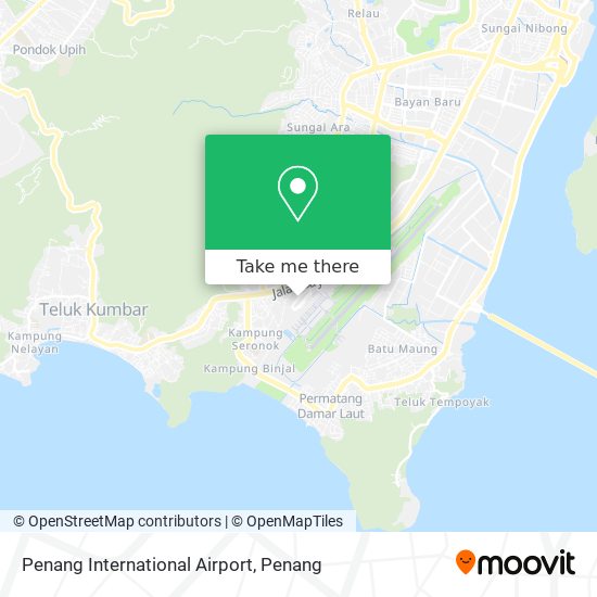 Penang International Airport map