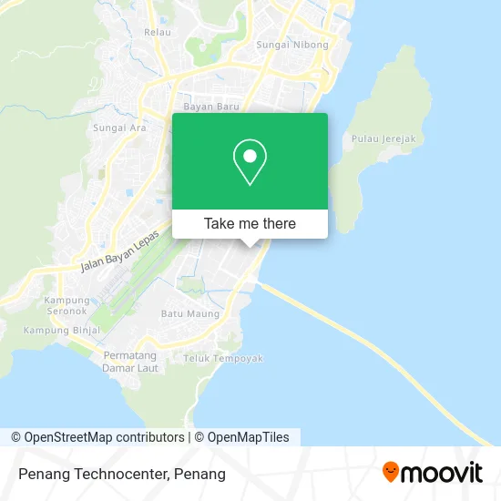 Penang Technocenter map