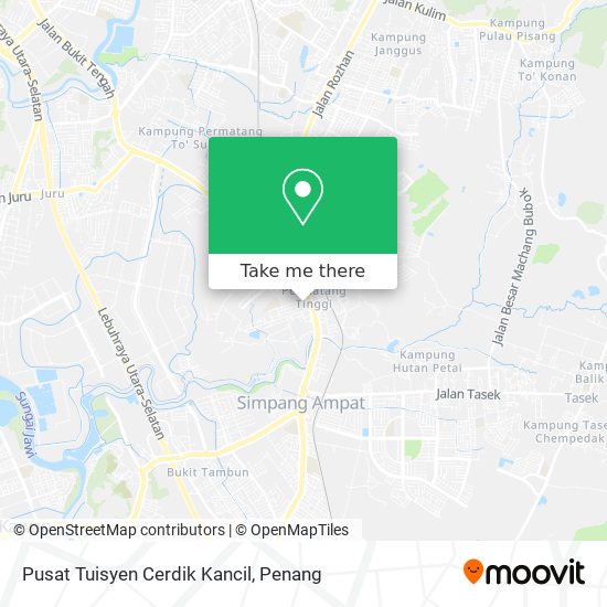 Peta Pusat Tuisyen Cerdik Kancil