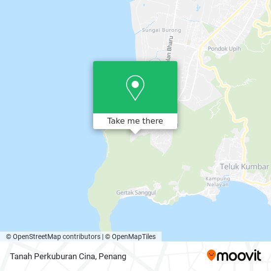 Peta Tanah Perkuburan Cina