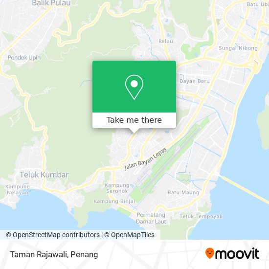 Taman Rajawali map