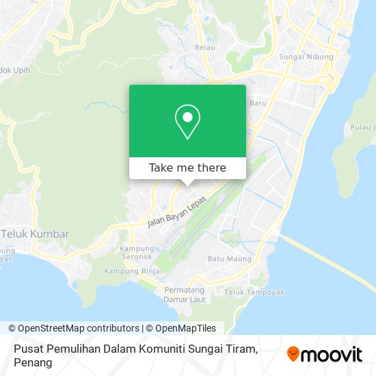 Peta Pusat Pemulihan Dalam Komuniti Sungai Tiram