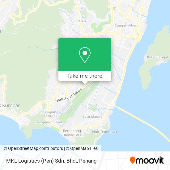 Peta MKL Logistics (Pen) Sdn. Bhd.