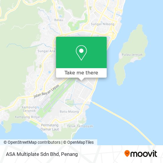 Peta ASA Multiplate Sdn Bhd