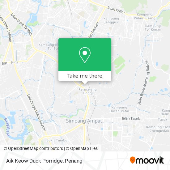 Aik Keow Duck Porridge map