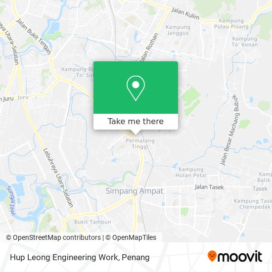 Peta Hup Leong Engineering Work