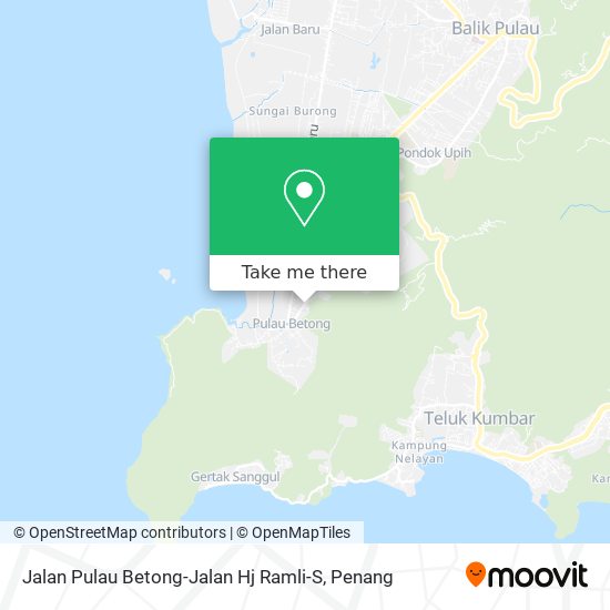 Peta Jalan Pulau Betong-Jalan Hj Ramli-S