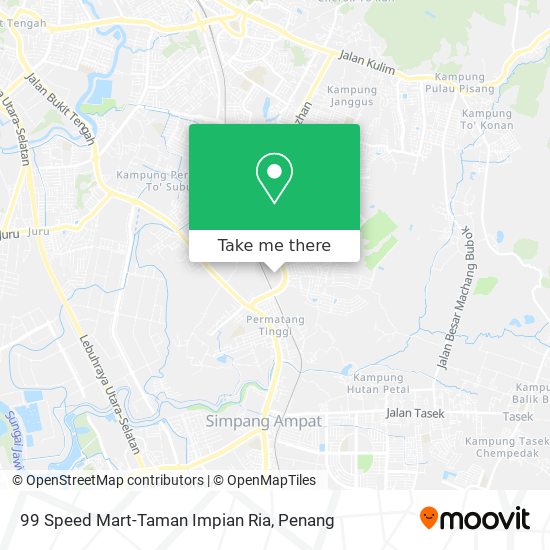 99 Speed Mart-Taman Impian Ria map