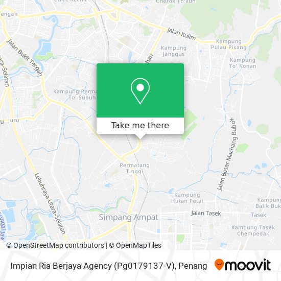 Impian Ria Berjaya Agency (Pg0179137-V) map