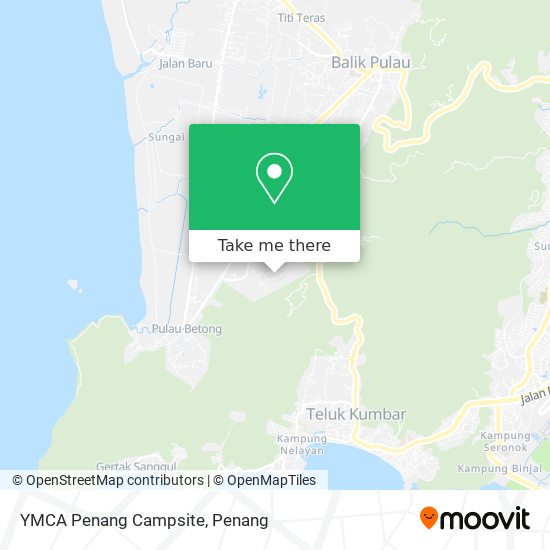 Peta YMCA Penang Campsite