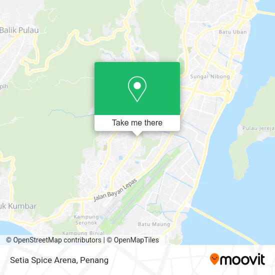 Setia Spice Arena map