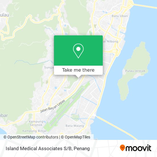 Island Medical Associates S/B map