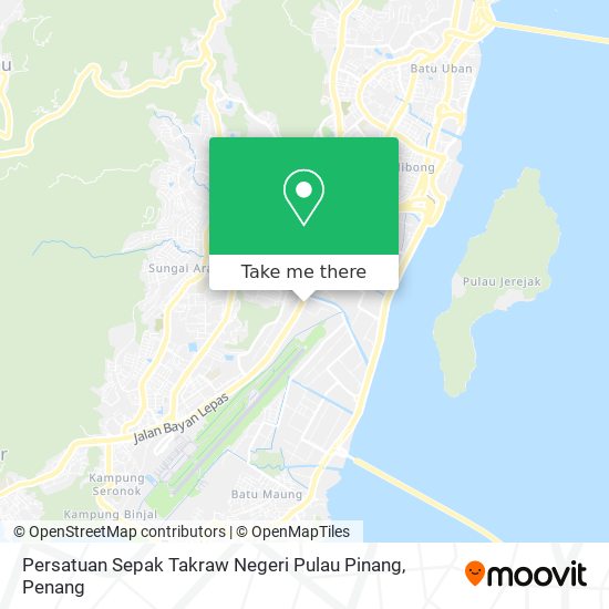 Peta Persatuan Sepak Takraw Negeri Pulau Pinang