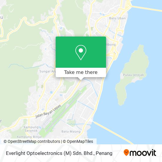 Everlight Optoelectronics (M) Sdn. Bhd. map