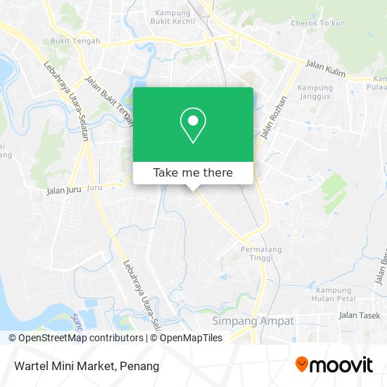 Peta Wartel Mini Market