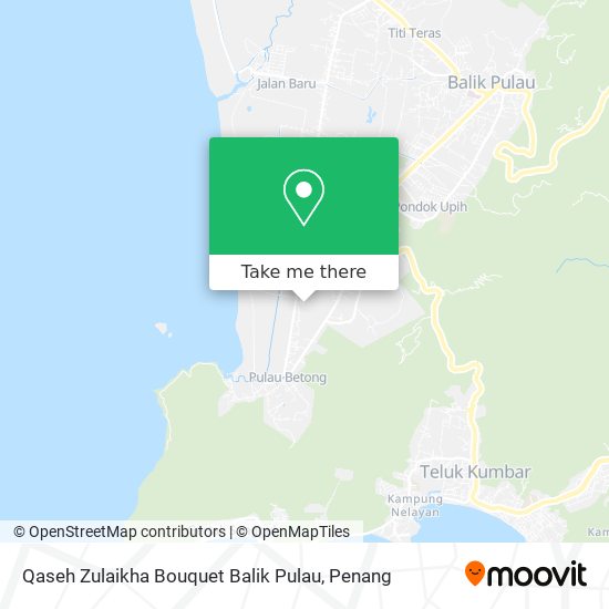 Qaseh Zulaikha Bouquet Balik Pulau map