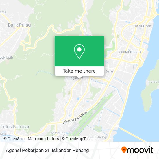 Agensi Pekerjaan Sri Iskandar map