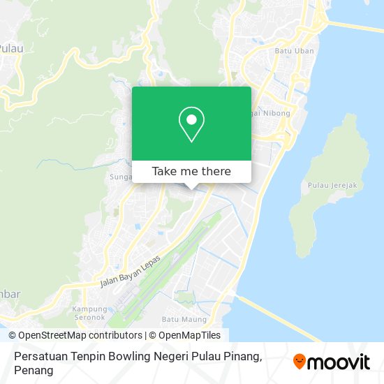 Peta Persatuan Tenpin Bowling Negeri Pulau Pinang