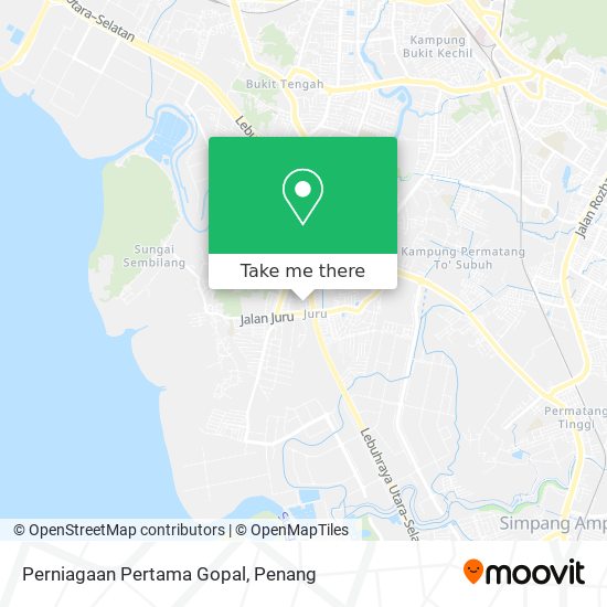 Perniagaan Pertama Gopal map