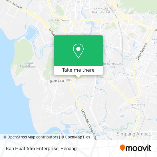 Ban Huat 666 Enterprise map