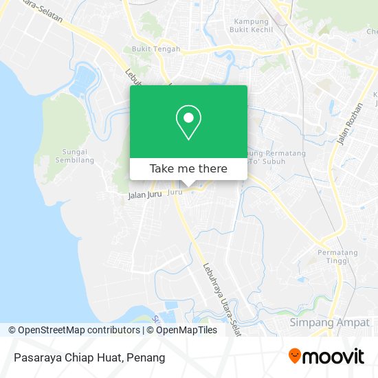 Pasaraya Chiap Huat map