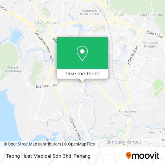 Peta Teong Huat Medical Sdn Bhd