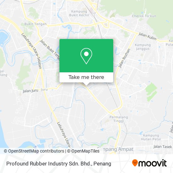 Profound Rubber Industry Sdn. Bhd. map