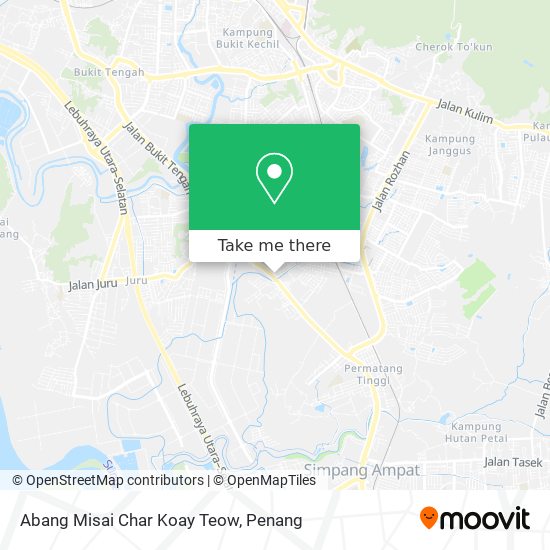 Abang Misai Char Koay Teow map