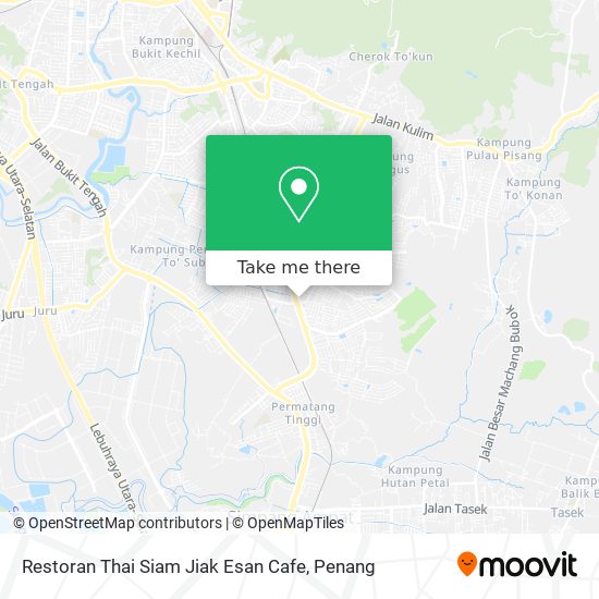 Restoran Thai Siam Jiak Esan Cafe map