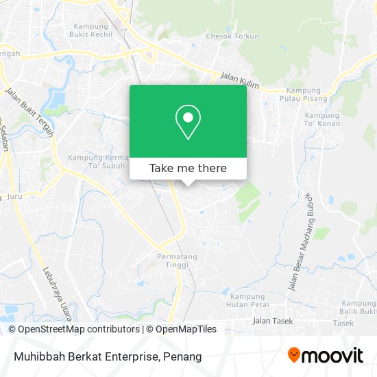 Muhibbah Berkat Enterprise map