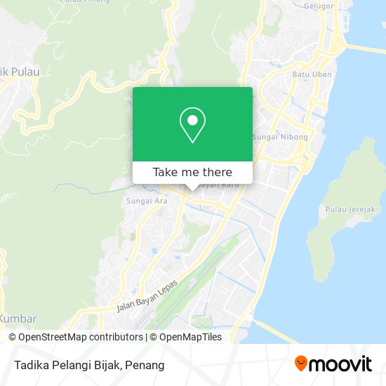 Tadika Pelangi Bijak map