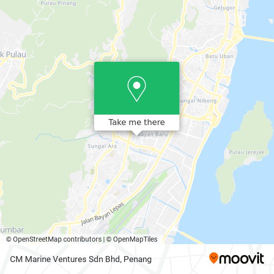 Peta CM Marine Ventures Sdn Bhd