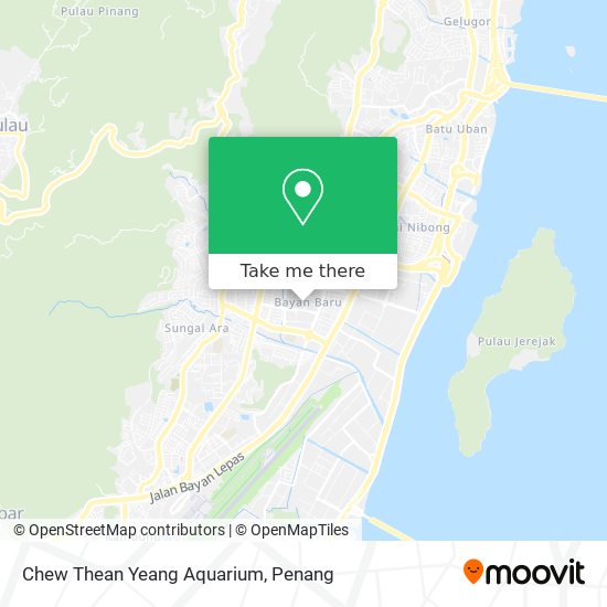 Chew Thean Yeang Aquarium map