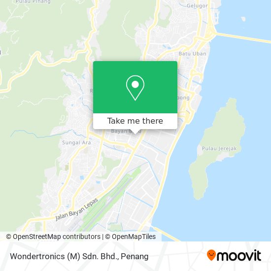 Wondertronics (M) Sdn. Bhd. map