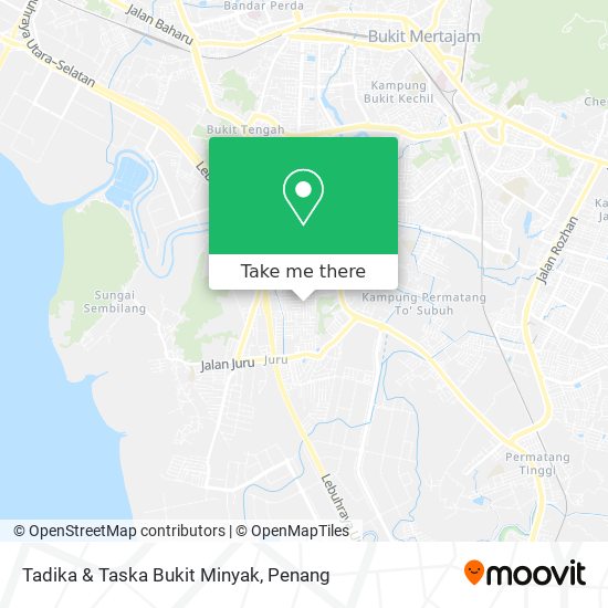 Peta Tadika & Taska Bukit Minyak