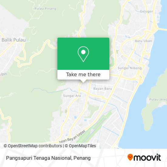 Peta Pangsapuri Tenaga Nasional