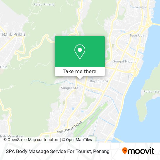 SPA Body Massage Service For Tourist map