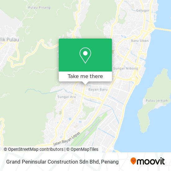 Grand Peninsular Construction Sdn Bhd map