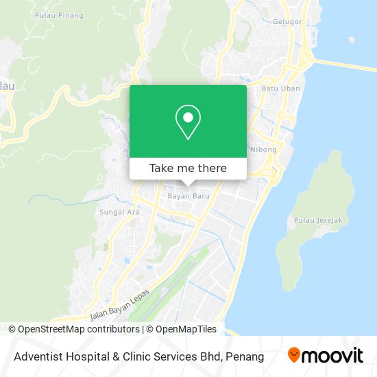 Adventist Hospital & Clinic Services Bhd map