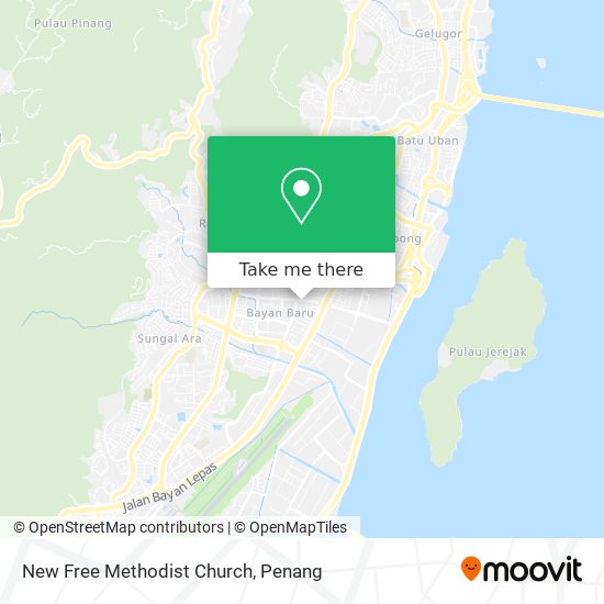 New Free Methodist Church map