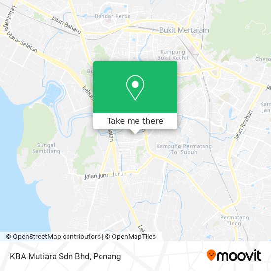 KBA Mutiara Sdn Bhd map